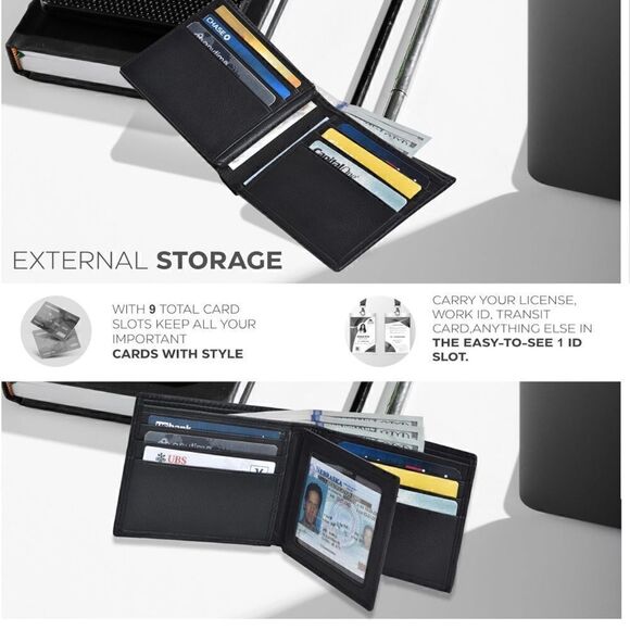 Leather Bifold Wallet - Picture 5 of 5